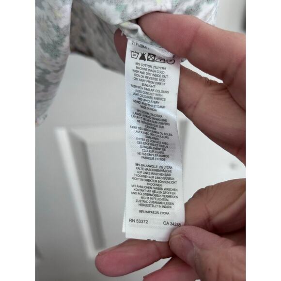 French Connection Women's Daisy Floral Scoop Neck Fit & Flare Dress Size 6 - Picture 6 of 9